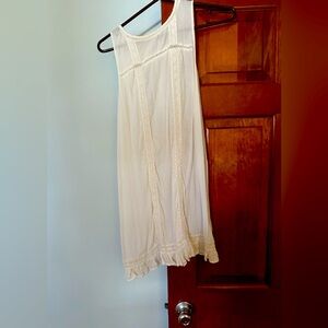 Cream, gauze like dress. Excellent condition.